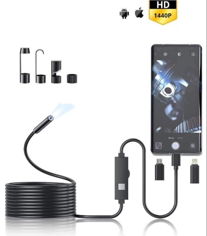 ANESOK W400-B USB endoscope-Borescope 7.9mm-1440p hd ip67-waterproof-industrial iOS Android HARD_e1-1