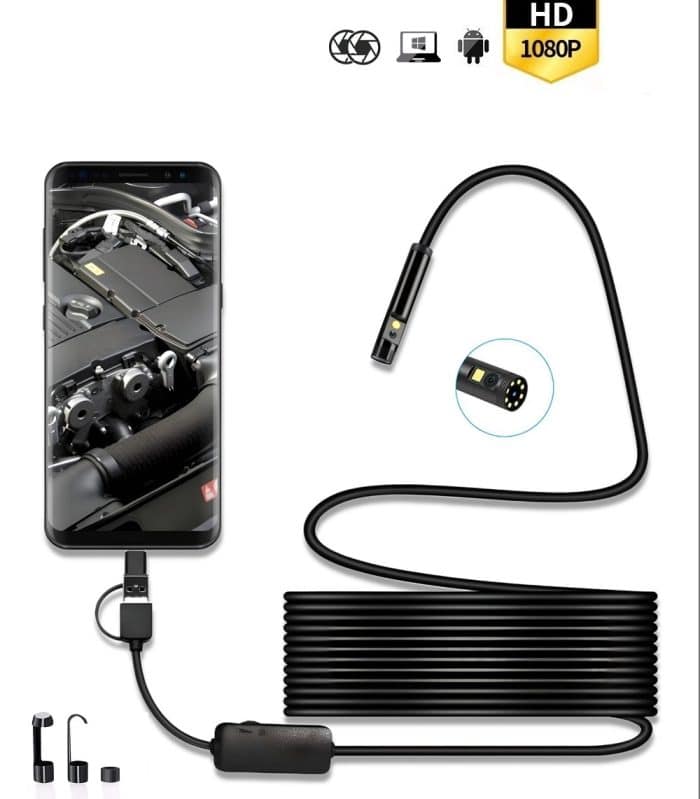 INSKAM Y101-USB endoscope-dual lens ip67-waterproof-borescope-industrial PC 2MP Android 1080P HARD_e1